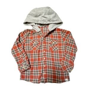 Love & Grow Turkey Day Tartan Hoodie Size 7